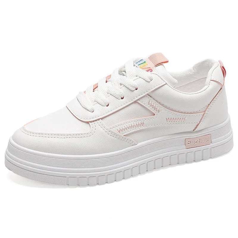 2021 Spring New White Shoes Female Wild Lace-up Breathable Student Shoes Korean Version Of Thick Bottom Shoes Flat Running Shoes
2021 Spring New White Shoes Female Wild Lace-up Breathable Student Shoes Korean Version Of Thick Bottom Shoes Flat Running Shoes