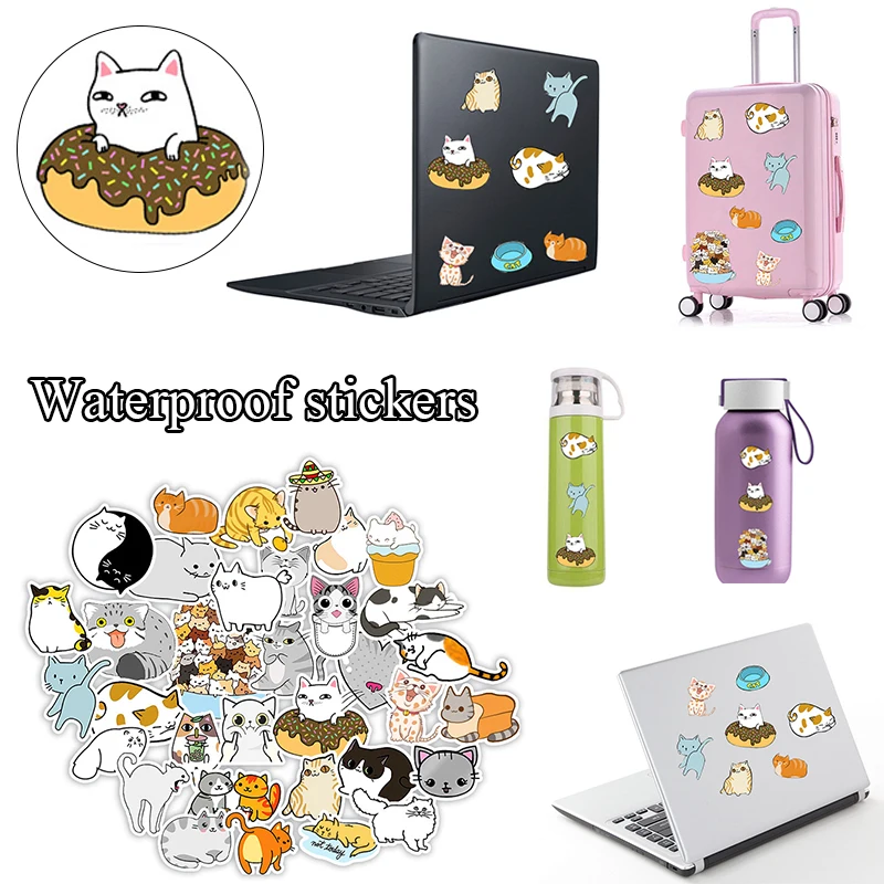50PCS Cute Kitten Cartoon Stickers PVC Waterproof Stickers Cute Scrapbooking Diy Sticker Japanese Stationery Gift
50PCS Cute Kitten Cartoon Stickers PVC Waterproof Stickers Cute Scrapbooking Diy Sticker Japanese Stationery Gift