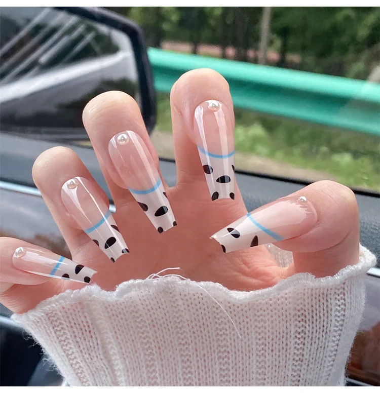 24pcs Cow Pattern Nail Patch Glue Type Removable Long Paragraph Fashion Manicure Save Time False Nail Patch TO
24pcs Cow Pattern Nail Patch Glue Type Removable Long Paragraph Fashion Manicure Save Time False Nail Patch TO
