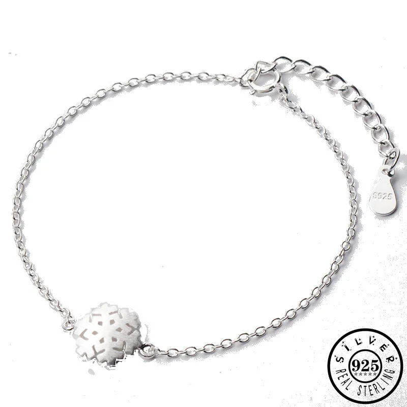 100% 925 Sterling Silver Delicate Snowflake Shape Statement Charm Hand Bracelets for Women Christmas Girls Gifts Fine Jewelry
100% 925 Sterling Silver Delicate Snowflake Shape Statement Charm Hand Bracelets for Women Christmas Girls Gifts Fine Jewelry