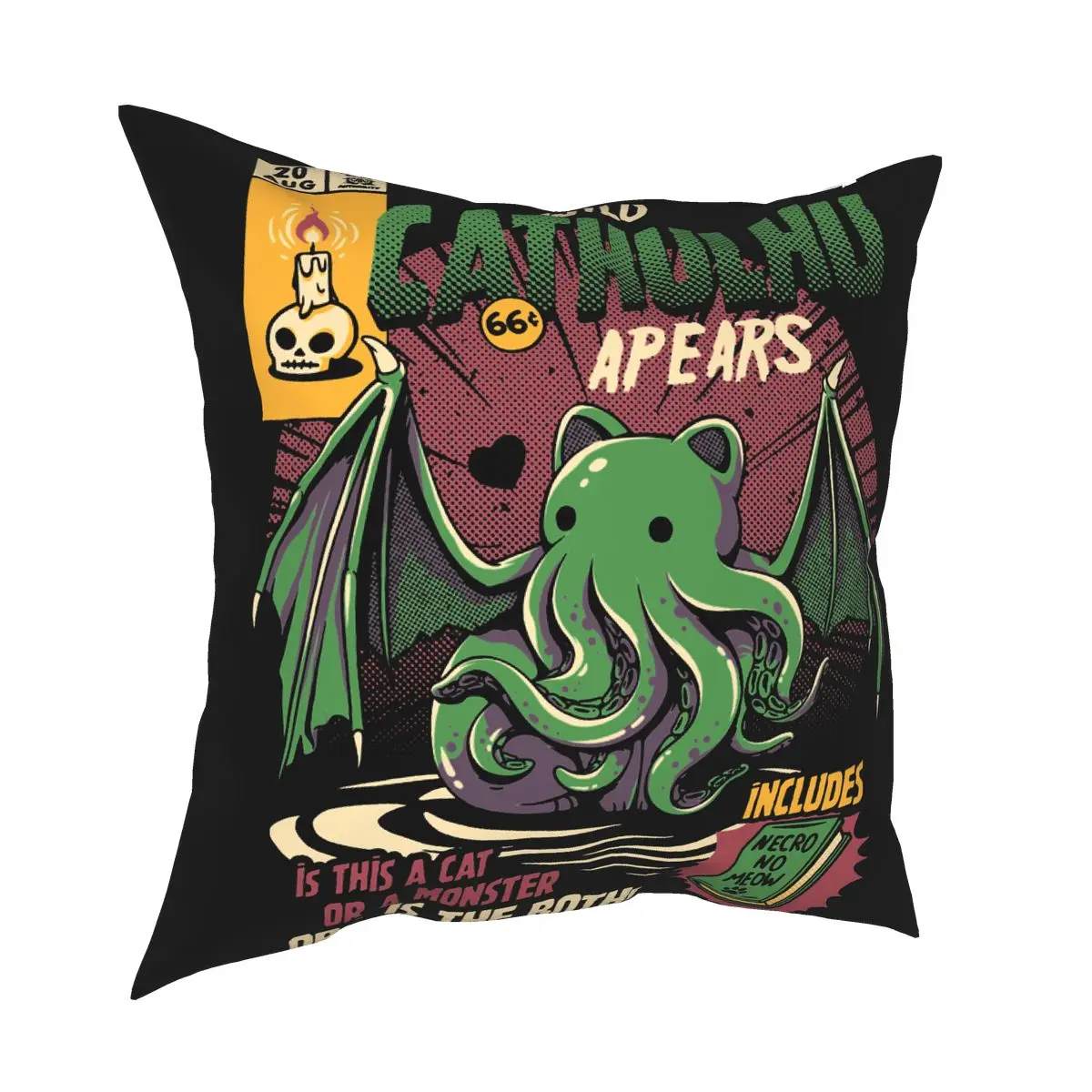 A Wild Cthulhu Square Pillow Case Polyester Throw Pillow Cat Monster Skull Cartoon Cute Funny Customized Pillowcase
A Wild Cthulhu Square Pillow Case Polyester Throw Pillow Cat Monster Skull Cartoon Cute Funny Customized Pillowcase