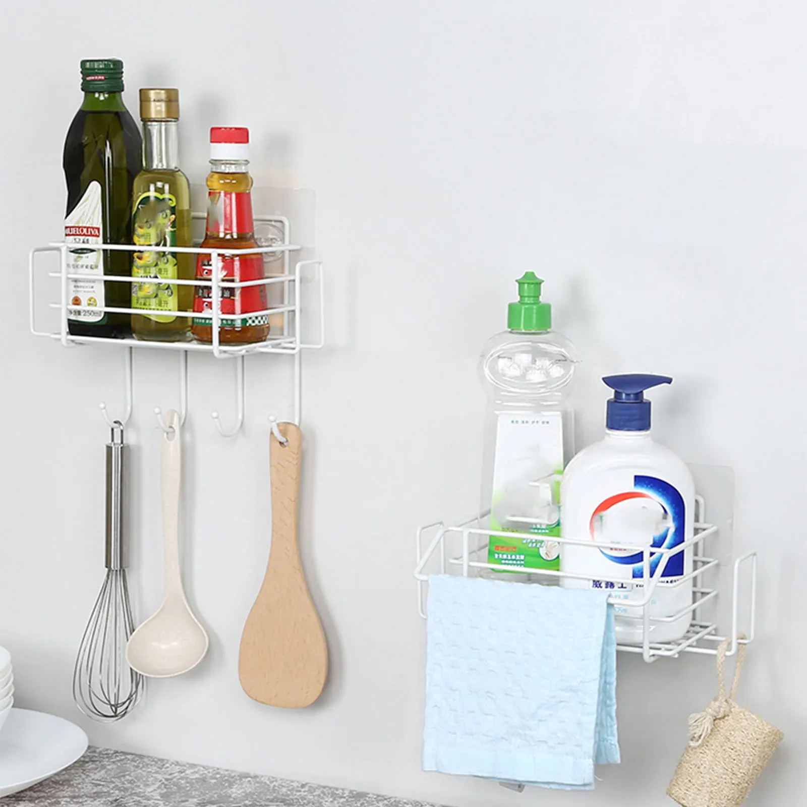 Kitchen Sink Organizer Sponge Holder Storage Drying Rack Spice Organizer Drainer Basket Bottle Shelf Rag Hanger Hook Accessories
Kitchen Sink Organizer Sponge Holder Storage Drying Rack Spice Organizer Drainer Basket Bottle Shelf Rag Hanger Hook Accessories