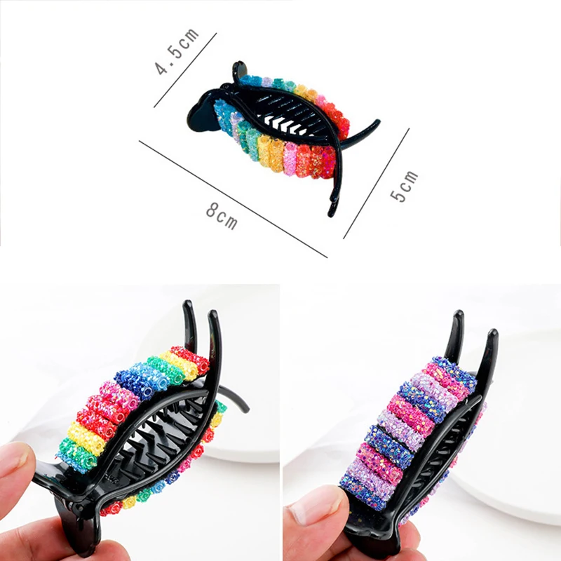 Big Crabs for Ponytail Bun Hair Clamps Korean Rainbow Hair Clips Candy Color Hairpin Fashion Headdress Gifts Hair Accessories
Big Crabs for Ponytail Bun Hair Clamps Korean Rainbow Hair Clips Candy Color Hairpin Fashion Headdress Gifts Hair Accessories