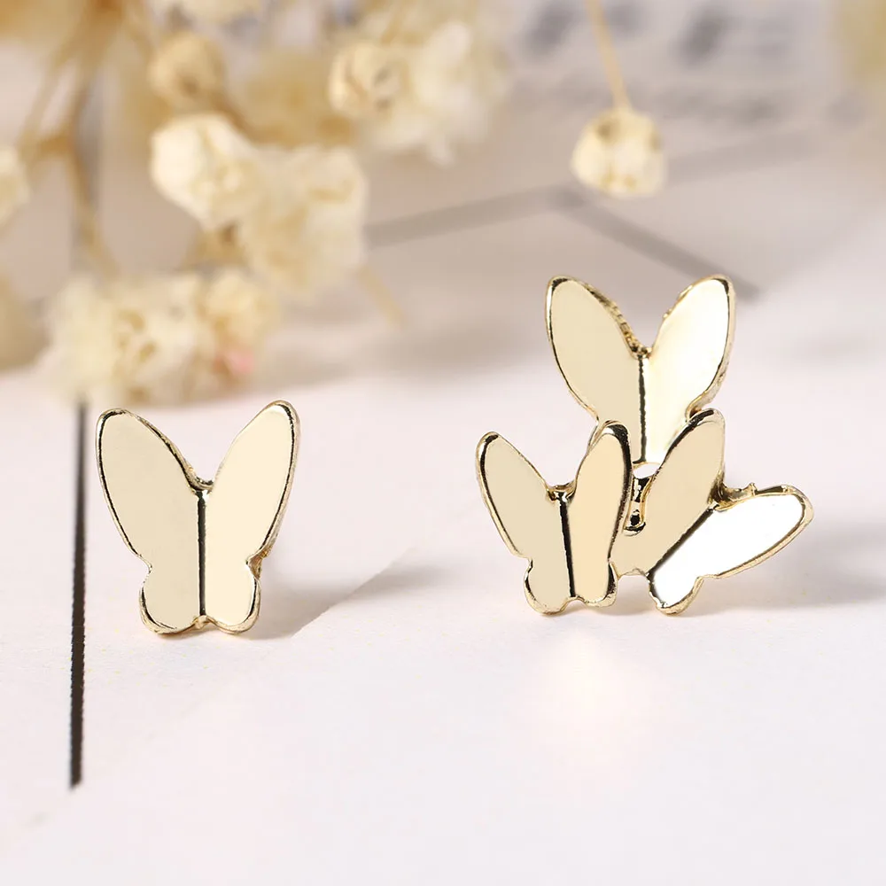 New Butterfly Small Stud Earrings Lovely Micro Paved Zirconia Shining Tiny Frosted Ear Accessories for Girls Simple Jewelry
New Butterfly Small Stud Earrings Lovely Micro Paved Zirconia Shining Tiny Frosted Ear Accessories for Girls Simple Jewelry