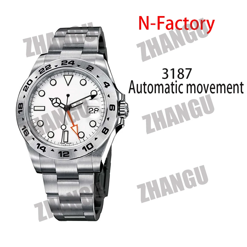 Mechanical AAA Men's Watch Explorer II 42mm 216570 1:1 Noob Best Edition 316L SS White Dial A3187 Replica (correct hand stack)
Mechanical AAA Men's Watch Explorer II 42mm 216570 1:1 Noob Best Edition 316L SS White Dial A3187 Replica (correct hand stack)