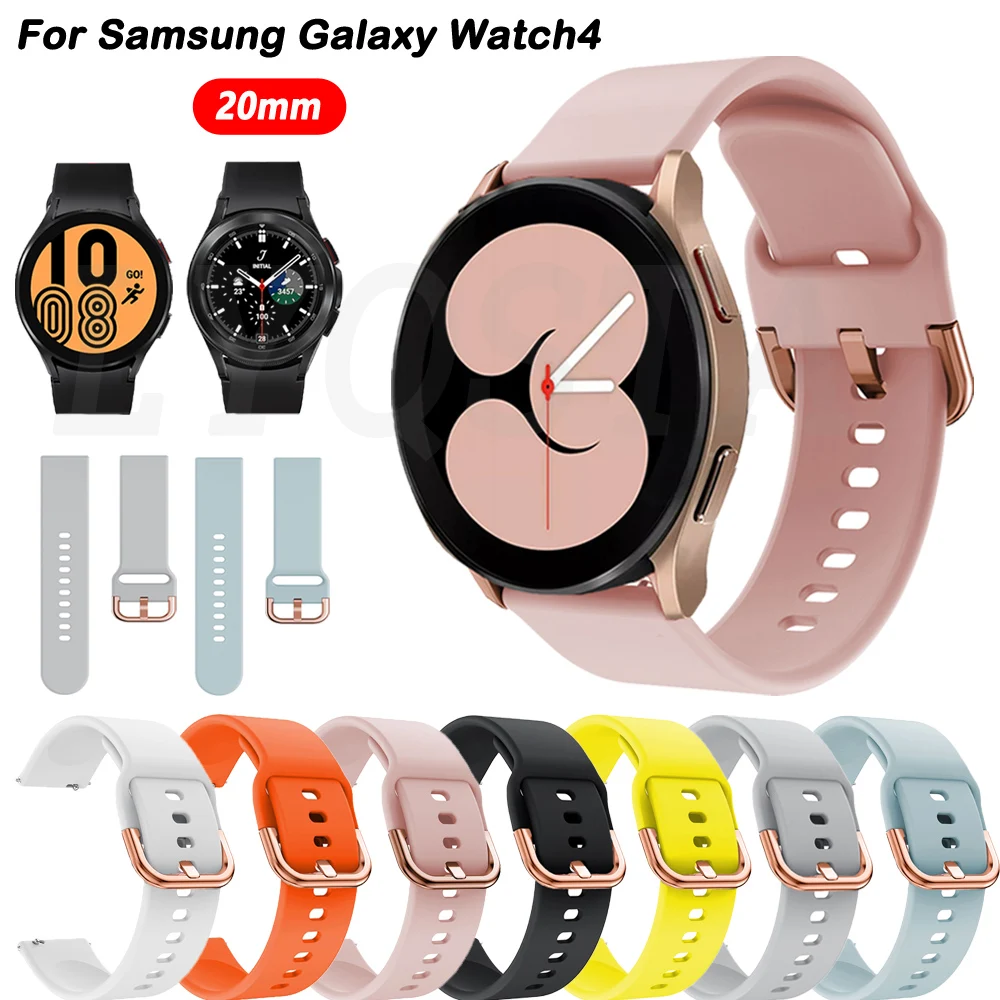 Ремешок силиконовый для Samsung Galaxy Watch 4/Classic/46 42 мм/3, браслет для смарт-часов Gear S2 Frontier Galaxy Active 2 40 мм, 20 мм 
Ремешок силиконовый для Samsung Galaxy Watch 4/Classic/46 42 мм/3, браслет для смарт-часов Gear S2 Frontier Galaxy Active 2 40 мм, 20 мм