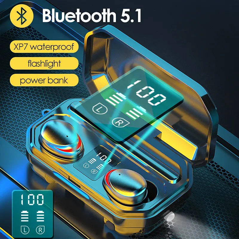Беспроводные наушники TWS XP7, Bluetooth-совместимые, 5,1, 2000 мА ч, с зарядным устройством, водонепроницаемая Спортивная гарнитура 9D, с микрофоном
Беспроводные наушники TWS XP7, Bluetooth-совместимые, 5,1, 2000 мА ч, с зарядным устройством, водонепроницаемая Спортивная гарнитура 9D, с микрофоном