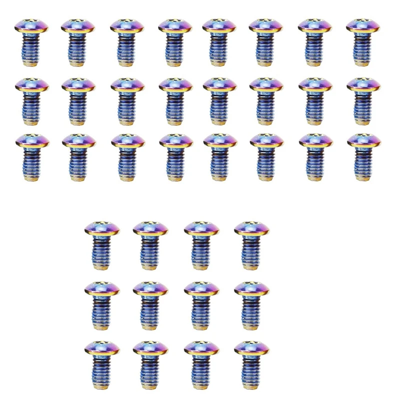 M5X10 MTB Road Bike Disk Brake Rotor Bolts Steel T25 Screws Cycling Disc Screw Bicycle Accessories,Multicolor
M5X10 MTB Road Bike Disk Brake Rotor Bolts Steel T25 Screws Cycling Disc Screw Bicycle Accessories,Multicolor