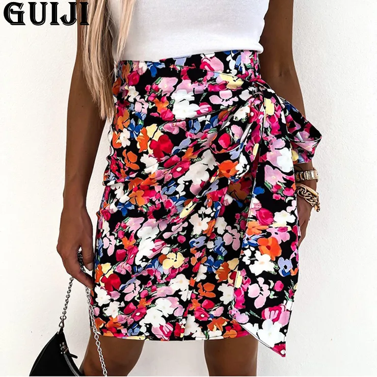 【GUIJI】Ready Stock 2021 Women Casual A-Line Mini Skirt Summer Autumn Floral Print Leopard Bow Bodycon Wrap Skirts High Waist
【GUIJI】Ready Stock 2021 Women Casual A-Line Mini Skirt Summer Autumn Floral Print Leopard Bow Bodycon Wrap Skirts High Waist