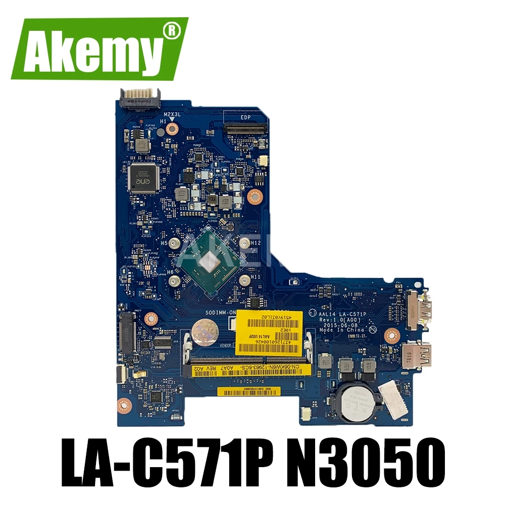 Для For DELL Inspiron 15 5000 5552 Материнская плата ноутбука AAL14 LA-C571P CN-06KW6N 6KW6N 06KW6N с N3050u процессор DDR3 100% тесты ok
Для For DELL Inspiron 15 5000 5552 Материнская плата ноутбука AAL14 LA-C571P CN-06KW6N 6KW6N 06KW6N с N3050u процессор DDR3 100% тесты ok