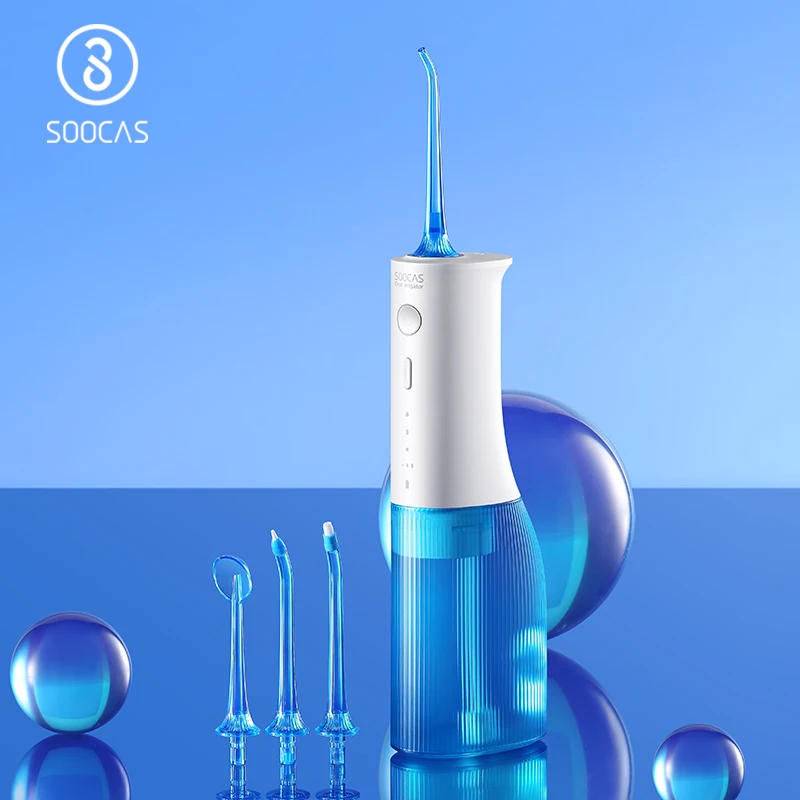 Ирригатор для полости рта SOOCAS W3 Pro, перезаряжаемый ирригатор с 4 насадками, 7 режимов, съемный резервуар для воды, Type-c
Ирригатор для полости рта SOOCAS W3 Pro, перезаряжаемый ирригатор с 4 насадками, 7 режимов, съемный резервуар для воды, Type-c