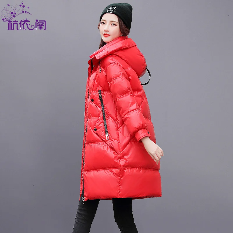 Down jacket women's middle and long section 2020 new winter thickened white duck down red small women's jacket
Down jacket women's middle and long section 2020 new winter thickened white duck down red small women's jacket
