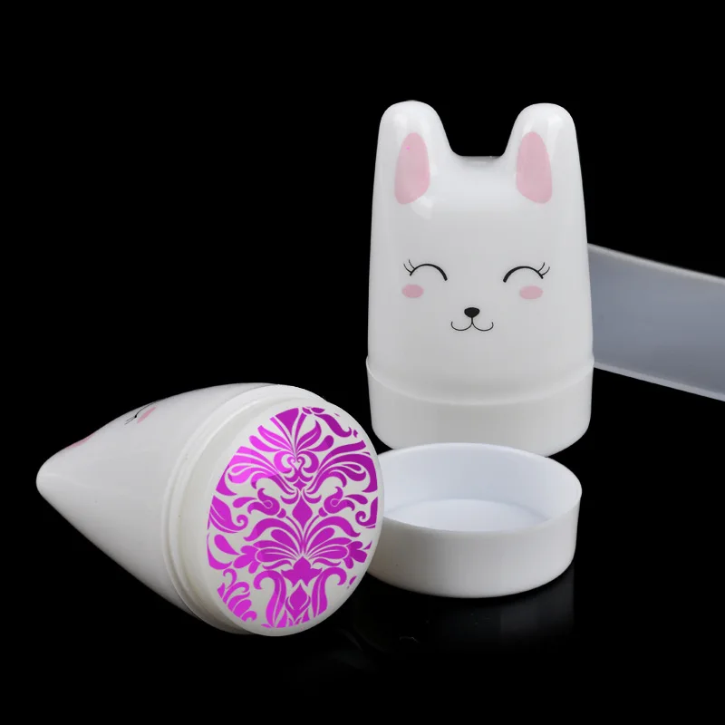 Nail Art Printing Tool Cute White Rabbit Handle Soft Silicone 3.5cm Soft Stamp Scraper Set Nails Accessories
Nail Art Printing Tool Cute White Rabbit Handle Soft Silicone 3.5cm Soft Stamp Scraper Set Nails Accessories