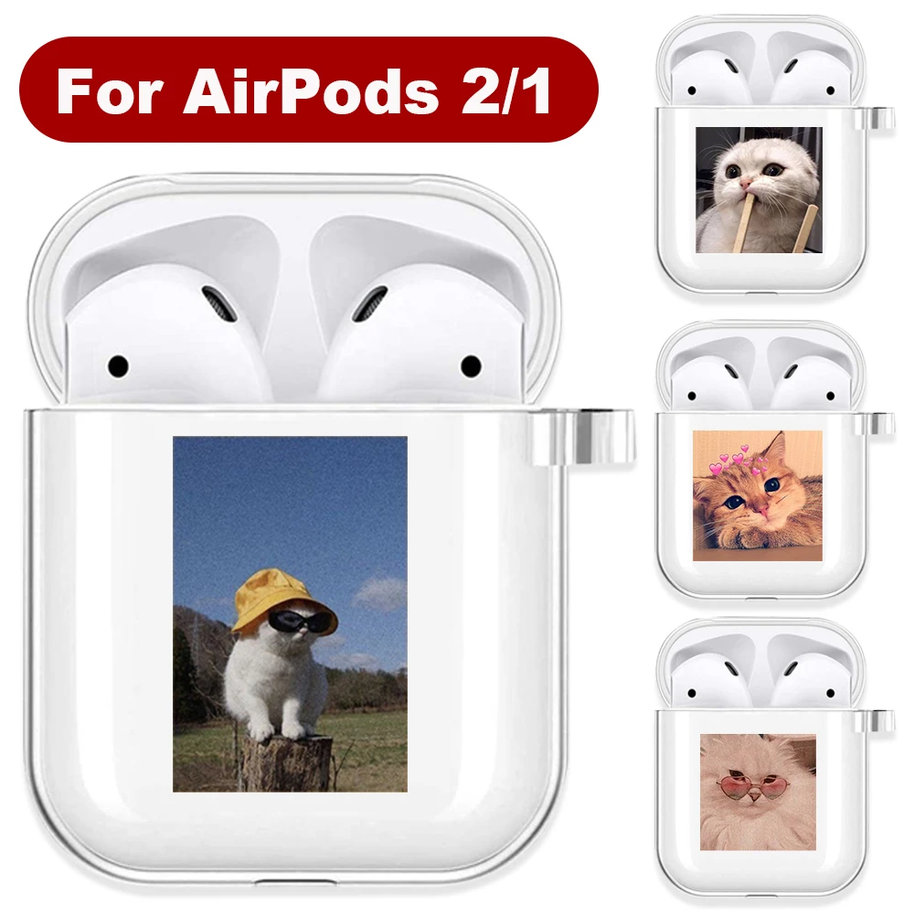 Lovely Animal Cat Pattern Apple Airpods Case Soft Transparent Bluetooth Headphone Protective Case for Airpods1/2 Soft Cover
Lovely Animal Cat Pattern Apple Airpods Case Soft Transparent Bluetooth Headphone Protective Case for Airpods1/2 Soft Cover