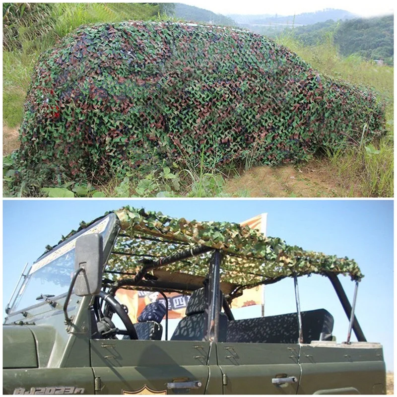

Camping Camo Net 2X3M Woodland Jungle Army Training Camouflage Net Hunting Shooting Fishing Shelter Hide Netting Sun Shelter