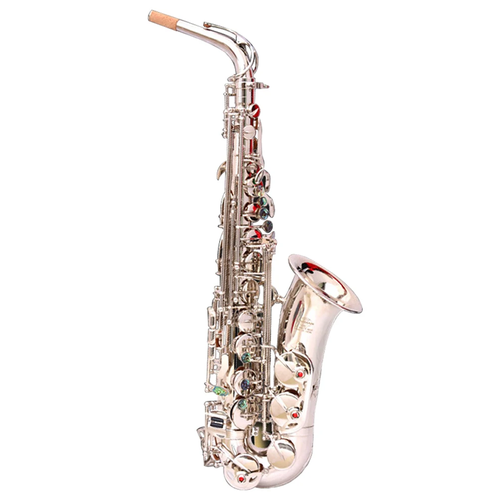E-flat Alto Saxophone Sax Nickel-plated Silver Musical Instruments Top Quality Cost-effective Saxofon Gift SAX04
E-flat Alto Saxophone Sax Nickel-plated Silver Musical Instruments Top Quality Cost-effective Saxofon Gift SAX04