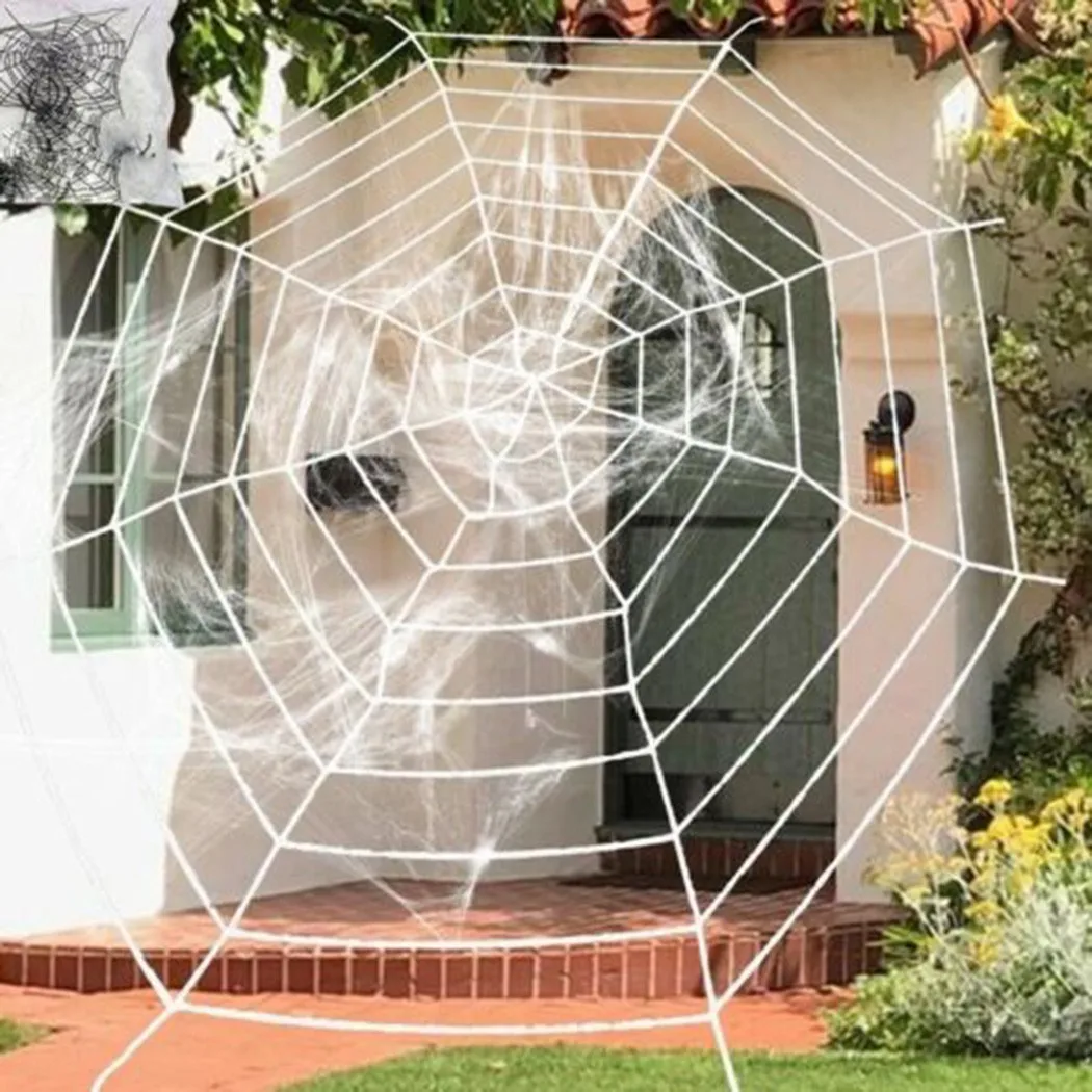 1 Set Halloween Decorations Horrible Big Stretchy Artificial Spider Web Halloween Cobweb Fake Party Decor Haunted Horror House
1 Set Halloween Decorations Horrible Big Stretchy Artificial Spider Web Halloween Cobweb Fake Party Decor Haunted Horror House
