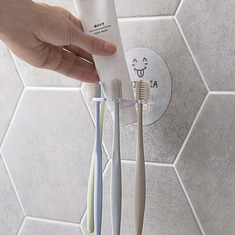 5Pcs пластиковый держатель для зубных щеток зубная паста стеллаж хранения бритва