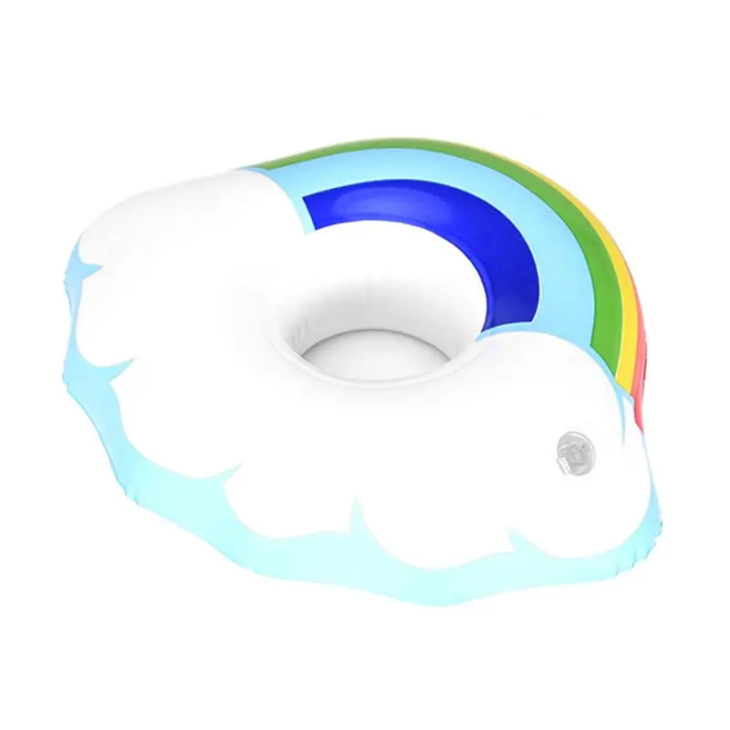 Inflatable Water Floating Drink Cup Holder Rainbow Cloud Phone Seat Beach Swimming Floating Coaster T8ND
Inflatable Water Floating Drink Cup Holder Rainbow Cloud Phone Seat Beach Swimming Floating Coaster T8ND