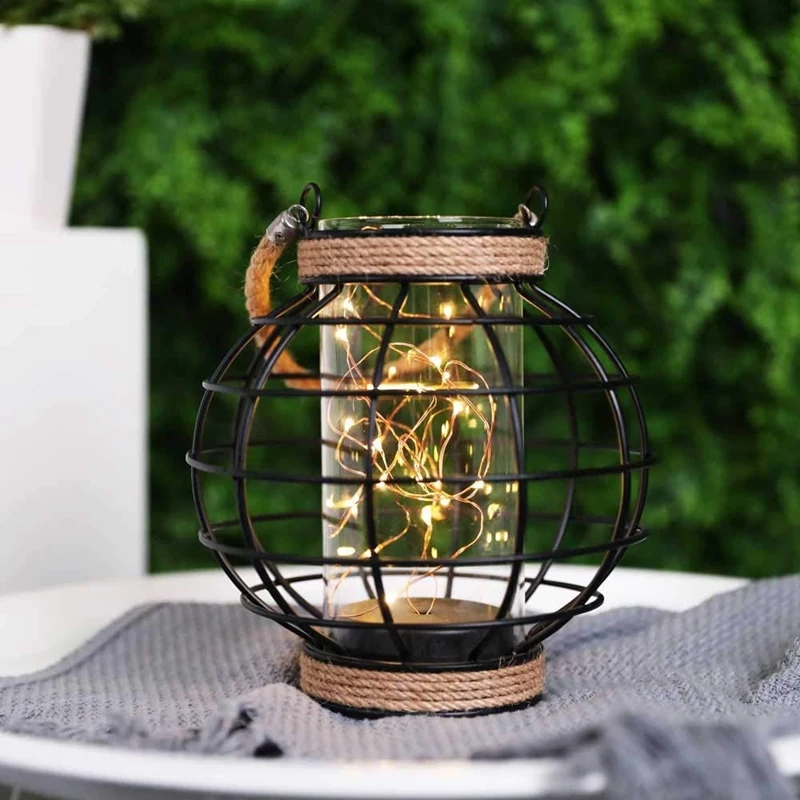 High Metal Cage Table Lamp Battery Powered Vintage Wireless Lamp Accent Light with 20Pcs Fairy Lights for Wedding Party 
High Metal Cage Table Lamp Battery Powered Vintage Wireless Lamp Accent Light with 20Pcs Fairy Lights for Wedding Party
