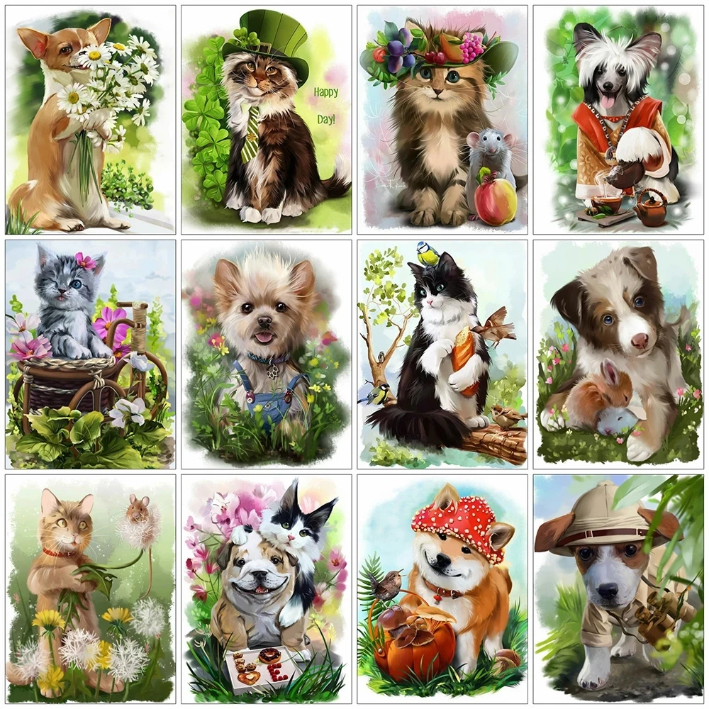 Full Square 5D Diy Diamond Painting Dog Craft Kit Diamond Embroidery Cat Animal Cross Stitch Rhinestone Mosaic Wall Home Decor
Full Square 5D Diy Diamond Painting Dog Craft Kit Diamond Embroidery Cat Animal Cross Stitch Rhinestone Mosaic Wall Home Decor