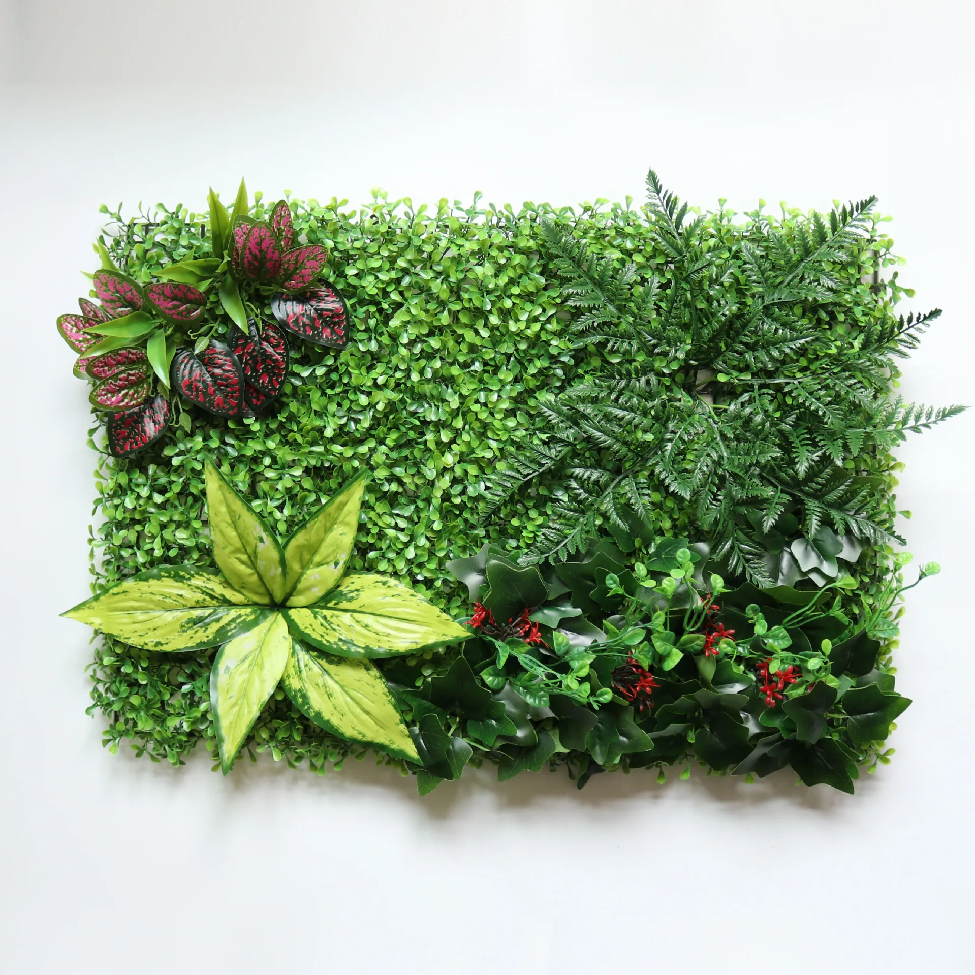 40x60cm Artificial Green Plant Wall Panel Plastic Outdoor Indoor Decoration Wedding Background Party Garden Grass Flower Wall
40x60cm Artificial Green Plant Wall Panel Plastic Outdoor Indoor Decoration Wedding Background Party Garden Grass Flower Wall