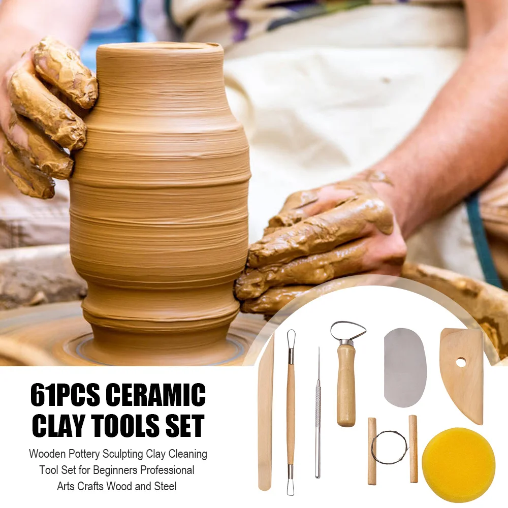 Ceramic Clay Tools Set Polymer Clay Tools Pottery Tools Set Wooden Pottery Sculpting Clay Cleaning Tool Set For Beginners
Ceramic Clay Tools Set Polymer Clay Tools Pottery Tools Set Wooden Pottery Sculpting Clay Cleaning Tool Set For Beginners