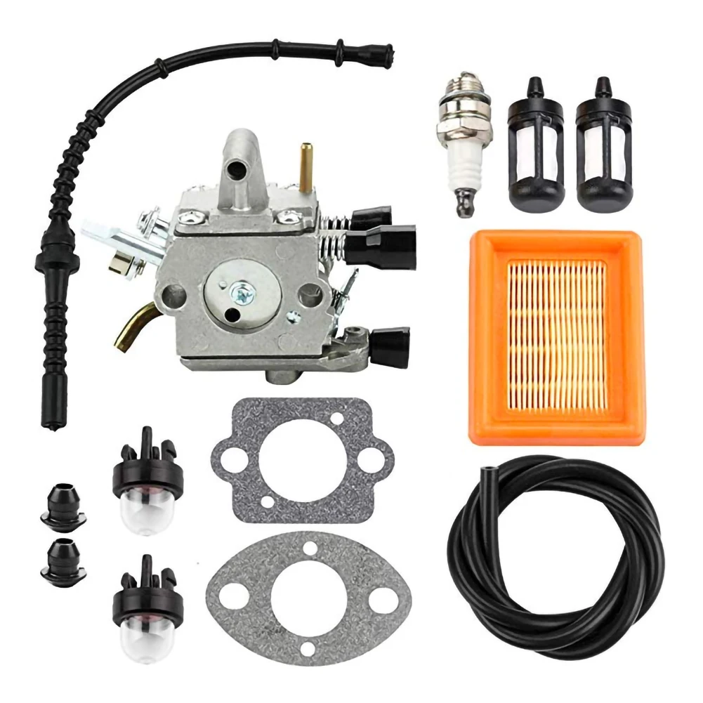 Carburetor Air Filter Primer Bulb Fuel Repower Kit for Stihl FS120 FS200 FS250 FS300 FS350 FR350 FR450 String Trimmer 
Carburetor Air Filter Primer Bulb Fuel Repower Kit for Stihl FS120 FS200 FS250 FS300 FS350 FR350 FR450 String Trimmer