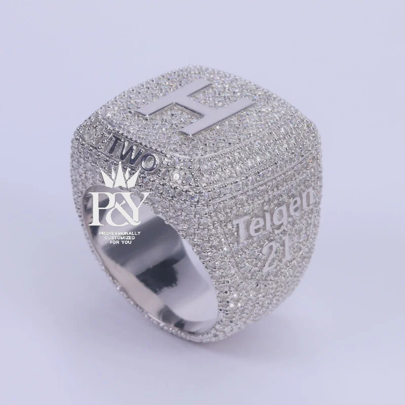OTIY Custom Vvs D Moissanite Diamond Two Tone Plating Champion Ring Micro Pave Cz Stones Customized Hip Hop Iced Out Rings
OTIY Custom Vvs D Moissanite Diamond Two Tone Plating Champion Ring Micro Pave Cz Stones Customized Hip Hop Iced Out Rings