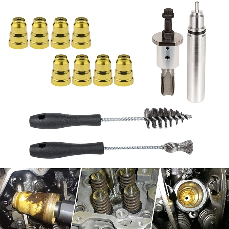 Injector Sleeve Cup Removal & Installation Tool with Parts Kit for 1994-2003 Ford Powerstroke 7.3L and Navistar T444E
Injector Sleeve Cup Removal & Installation Tool with Parts Kit for 1994-2003 Ford Powerstroke 7.3L and Navistar T444E