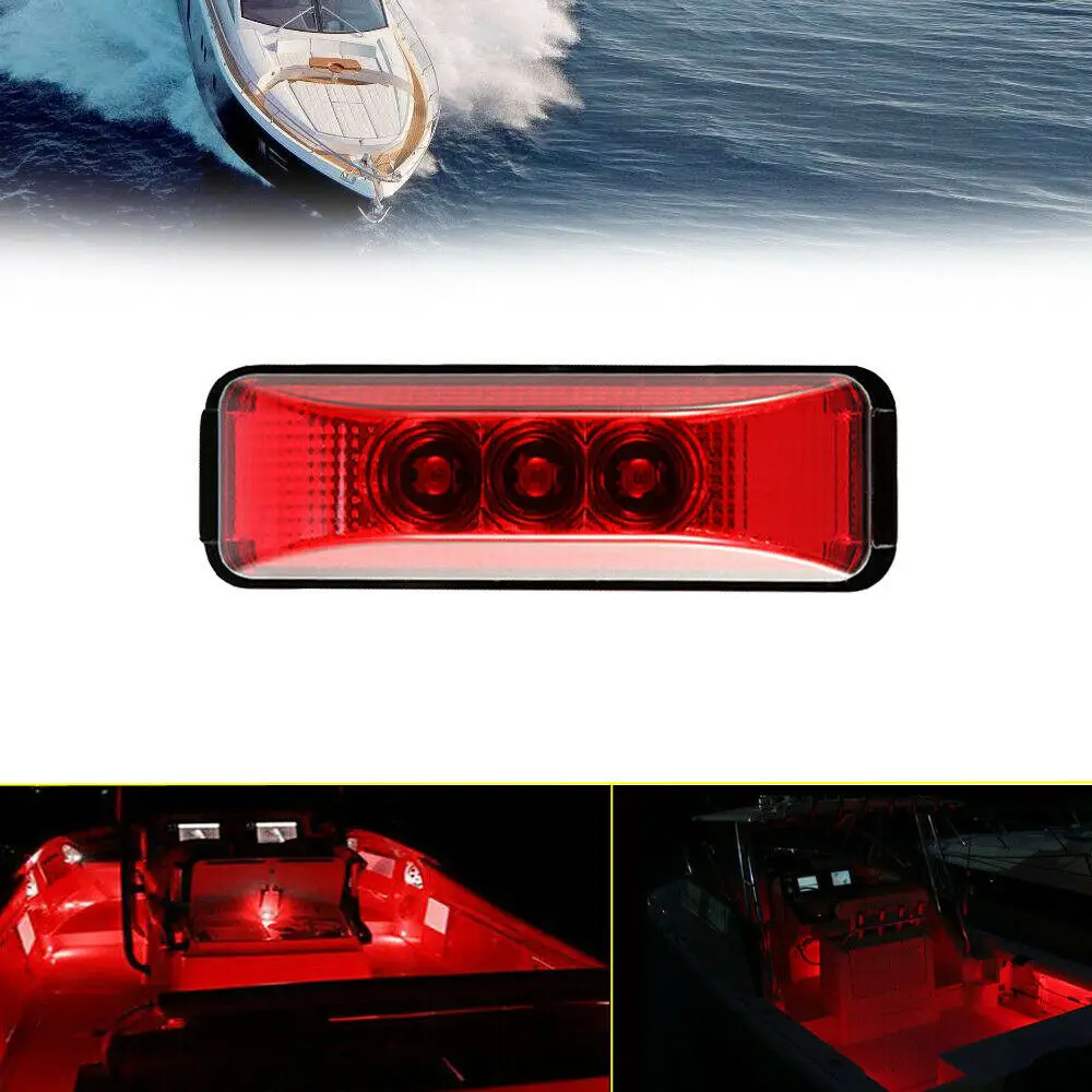 1 W Light 12V Deck Bow Pontoon Lights Marine Boat Bow Navigation Lights Oval Red+Green
1 W Light 12V Deck Bow Pontoon Lights Marine Boat Bow Navigation Lights Oval Red+Green