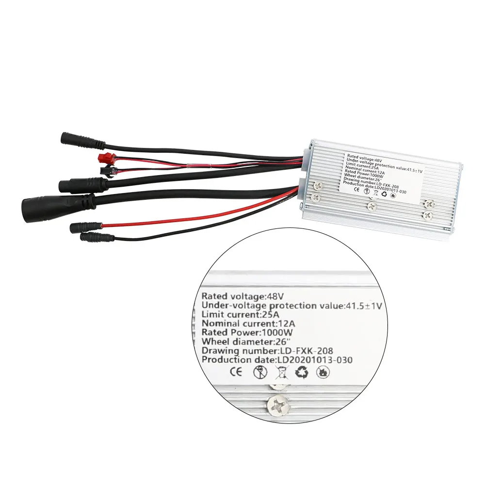 48V25A грех wave контроллер для Ена 48V1000W жира Электрический велосипед ступицы заднего
