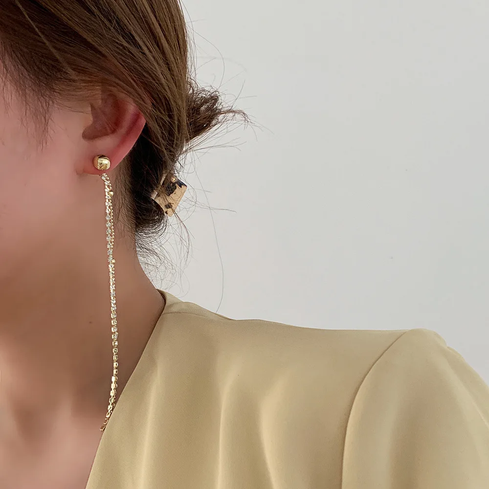 Korean Long Earrings Gold-Color Statement Personality New Fashion Jewelry pendientes
Korean Long Earrings Gold-Color Statement Personality New Fashion Jewelry pendientes
