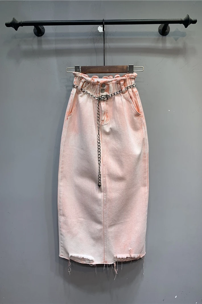 2021 Summer New Sweet Fresh Washed Wear-White Girl Pink Ins Hip Skirt Denim Long Skirts Women's Clothing
2021 Summer New Sweet Fresh Washed Wear-White Girl Pink Ins Hip Skirt Denim Long Skirts Women's Clothing