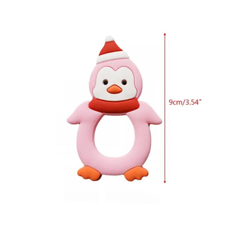 Baby Teether Cartoon Penguin Modeling Silicone Molar Stick Infant Bite Chew Appease Teeth Gel for Girls Boys
Baby Teether Cartoon Penguin Modeling Silicone Molar Stick Infant Bite Chew Appease Teeth Gel for Girls Boys