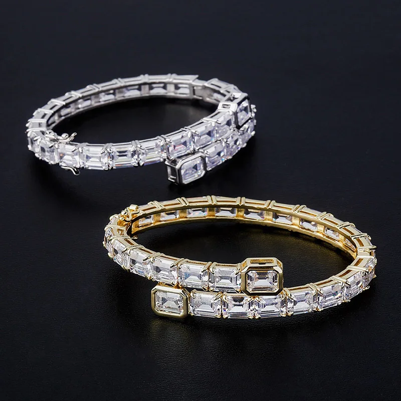 2020 12mm Bracelet High Quality Iced Out Cubic Zirconia Women's Bracelet Hip Hop Fashion Charm Jewelry For Gift
2020 12mm Bracelet High Quality Iced Out Cubic Zirconia Women's Bracelet Hip Hop Fashion Charm Jewelry For Gift