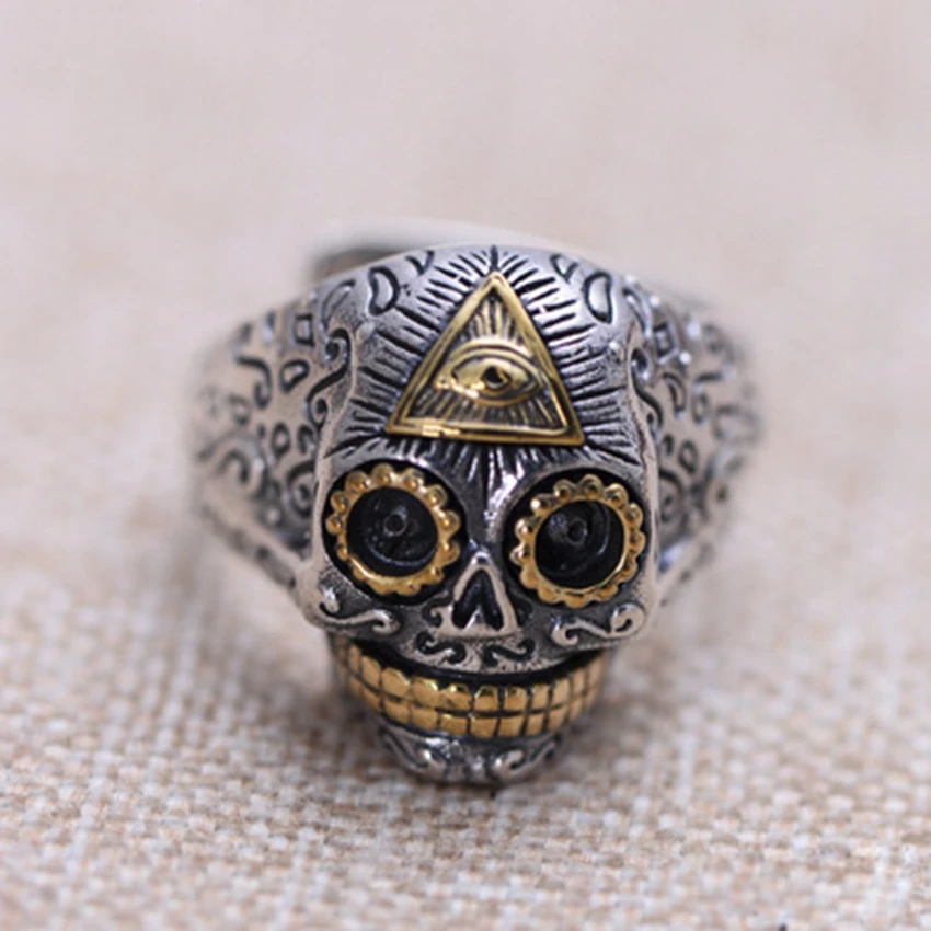 Vintage Golden And Silver Skull Rings for Men Engagement Party Wedding Jewelry Hand Accessories
Vintage Golden And Silver Skull Rings for Men Engagement Party Wedding Jewelry Hand Accessories