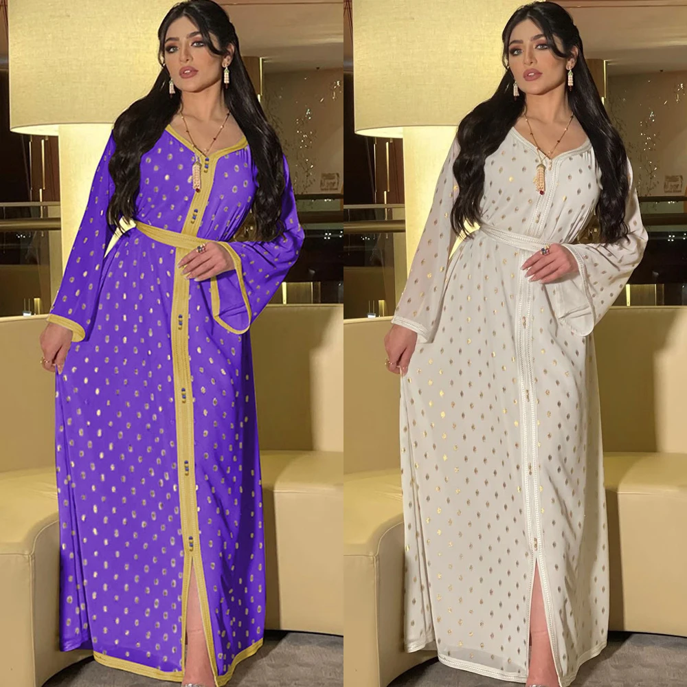 Musulman Ensembles Abaya Dubai 2021 Turkey Muslim Fashion Women Elegant Caftan Robe Islamic Clothing Plus Size Evening Dress
Musulman Ensembles Abaya Dubai 2021 Turkey Muslim Fashion Women Elegant Caftan Robe Islamic Clothing Plus Size Evening Dress
