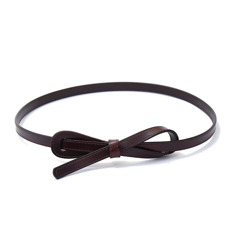 SHUCHAN New Cow Leather Women's Thin Belt Retro Knotted Dress Belt Women's Suit Trousers Decorative Belt Split Leather Designer
SHUCHAN New Cow Leather Women's Thin Belt Retro Knotted Dress Belt Women's Suit Trousers Decorative Belt Split Leather Designer