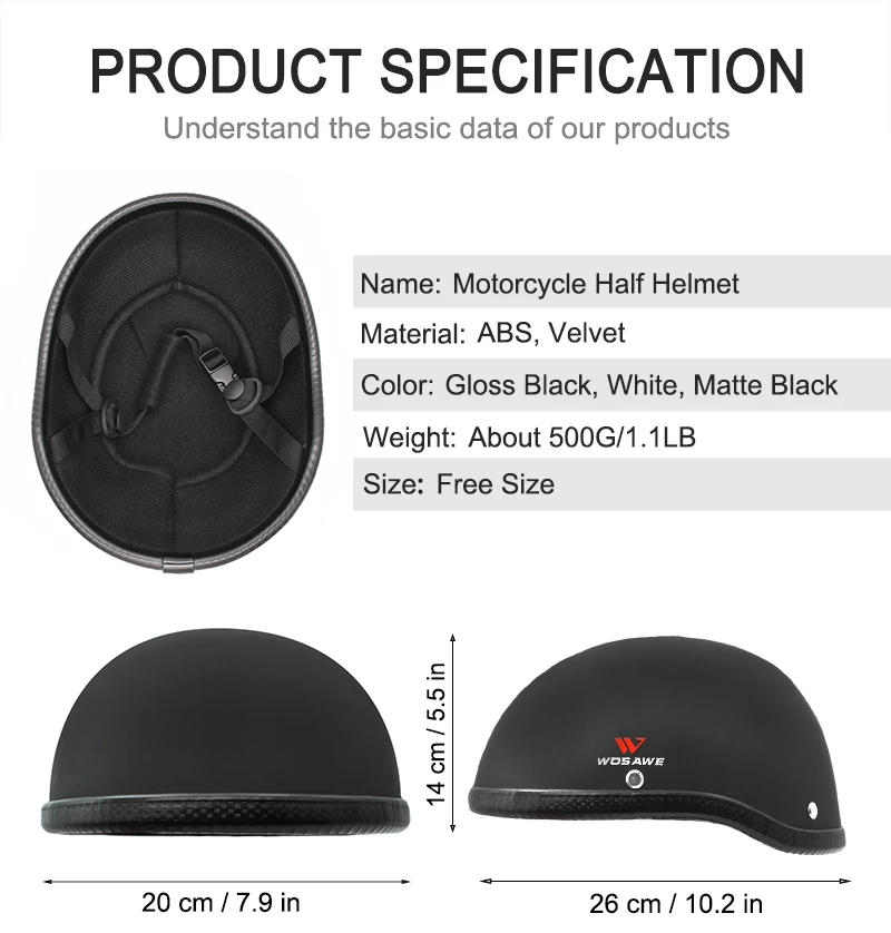 Motorcycle Helmet Half Face Lightweight lining Vintage Retro Moto Cruiser Scooter Motorbike Impact Chopper Safety Head Protector
Motorcycle Helmet Half Face Lightweight lining Vintage Retro Moto Cruiser Scooter Motorbike Impact Chopper Safety Head Protector
