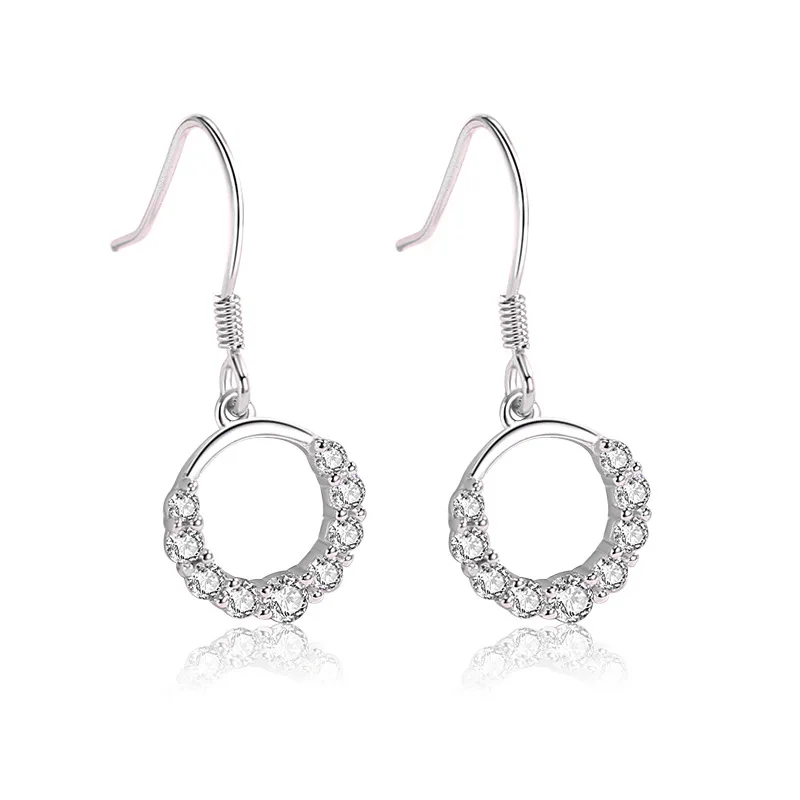 S925 Sterling Silver Drop Earrings for Women Sparkling Diamond Earring Jewelry Real 925 Silver Earrings Female kolczyki damskie
S925 Sterling Silver Drop Earrings for Women Sparkling Diamond Earring Jewelry Real 925 Silver Earrings Female kolczyki damskie