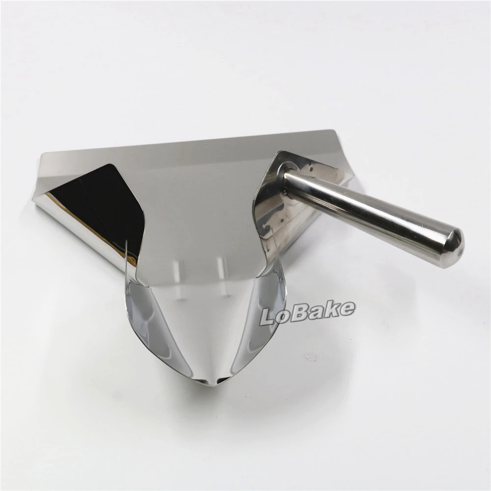 Latest totally stainless steel one handle potato chips french fries spade shovel nuts fruit vegetable funnel for cooking tools
Latest totally stainless steel one handle potato chips french fries spade shovel nuts fruit vegetable funnel for cooking tools