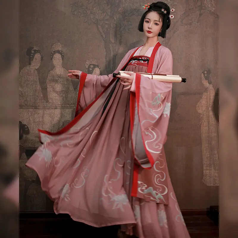 HASAHOU Women's Hanfu 6m Trailing Dress Female Chinese Traditional Clothing Stage Outfit Cosplay Hanfu Stage Wear Costume
HASAHOU Women's Hanfu 6m Trailing Dress Female Chinese Traditional Clothing Stage Outfit Cosplay Hanfu Stage Wear Costume