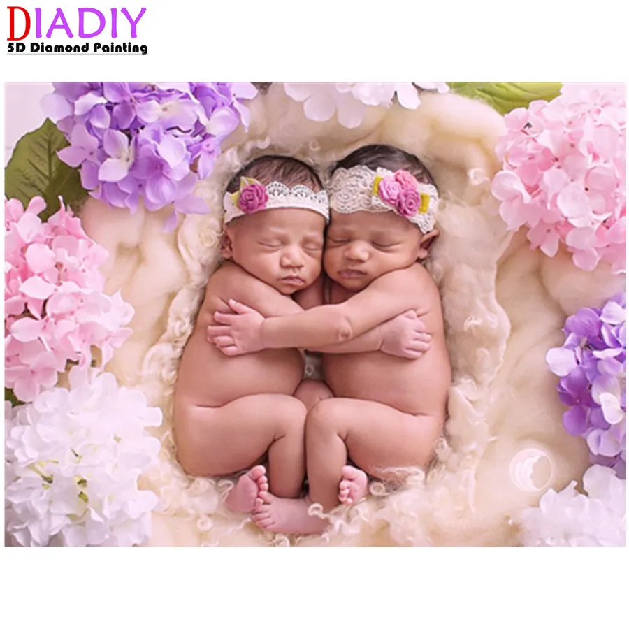 5d Round Diamond Painting Baby Mosaic Diamond Embroidery Newborn Full Square Rhinestone Picture Cross Stitch Kit Needlework
5d Round Diamond Painting Baby Mosaic Diamond Embroidery Newborn Full Square Rhinestone Picture Cross Stitch Kit Needlework