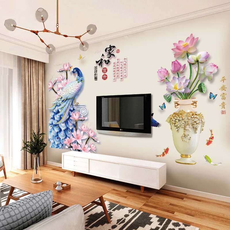 Large Chinese Style Flowers Wall Stickers Teenager Living Room Bedroom Home Decoration Art Wallpaper Self Adhesive Wallstickers
Large Chinese Style Flowers Wall Stickers Teenager Living Room Bedroom Home Decoration Art Wallpaper Self Adhesive Wallstickers