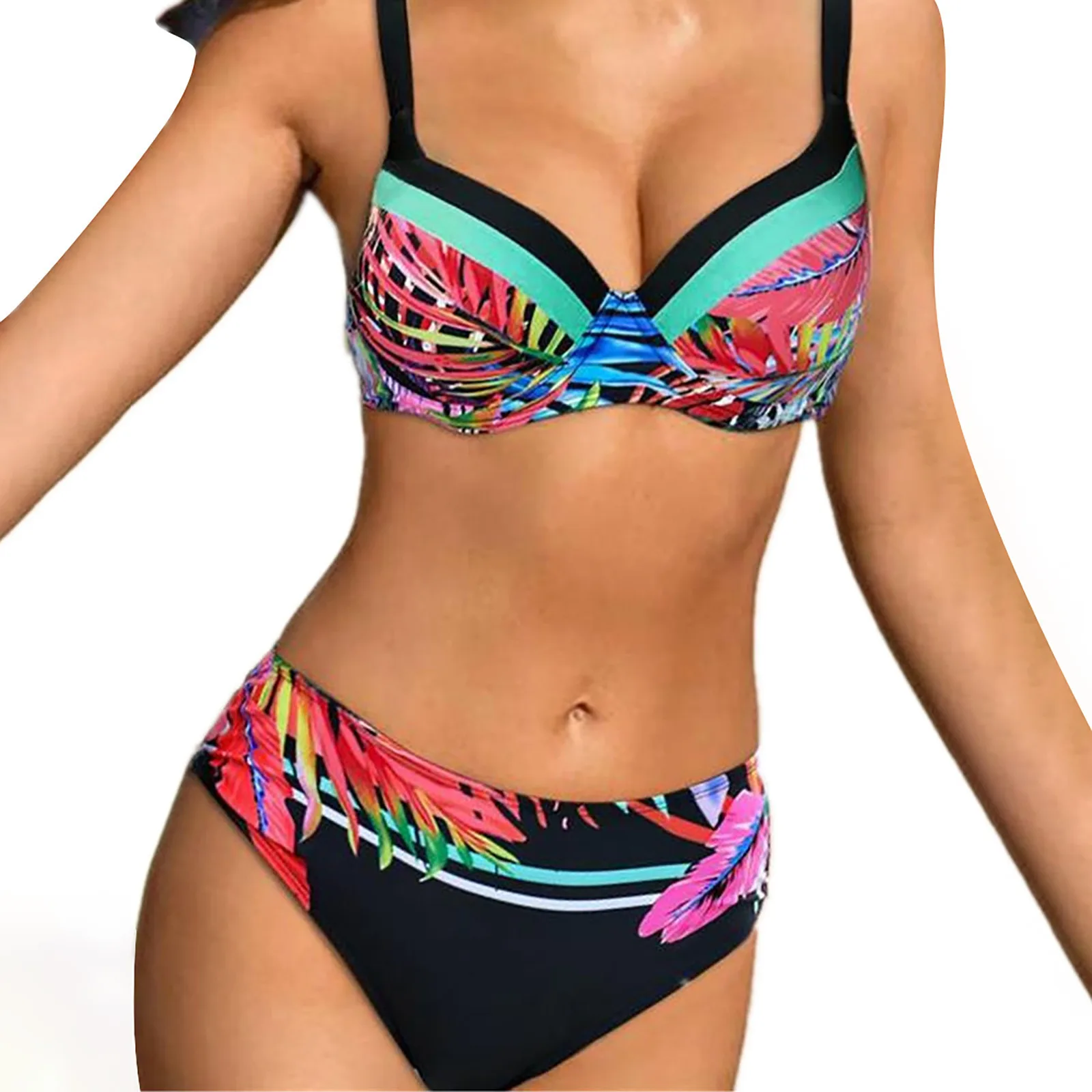 bikini 2021 Women's Solid Color Straps Double Strap High Waist Split Swimsuit bathing suit women swimwear women bikini set
bikini 2021 Women's Solid Color Straps Double Strap High Waist Split Swimsuit bathing suit women swimwear women bikini set