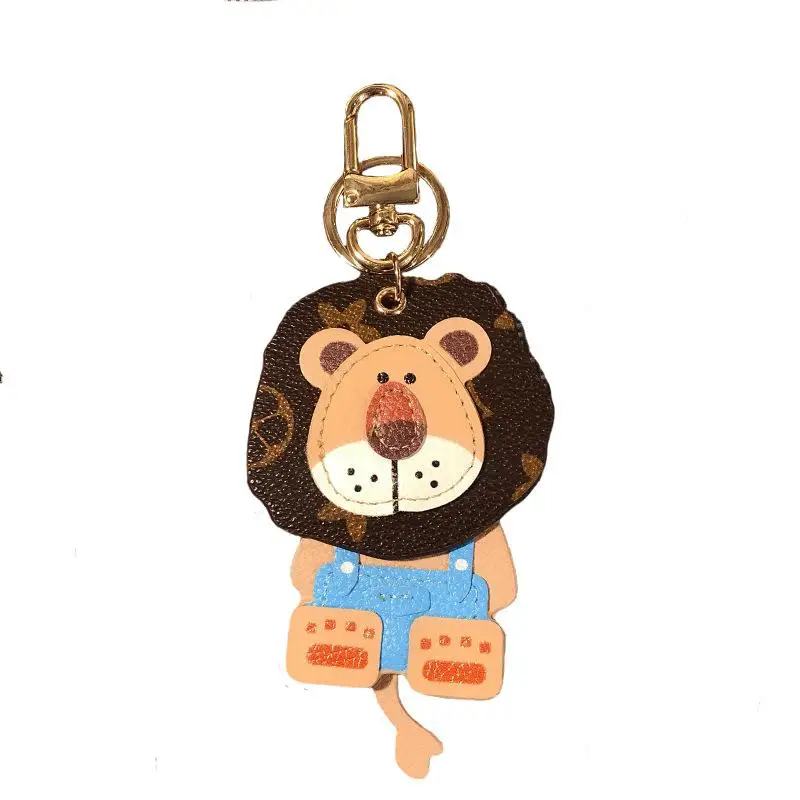 Classic Chains Animal PU Leather Lion Doll Key Ring For Women Charm Bag Holder Car Ornaments Pendant Accessories Brown Keychain
Classic Chains Animal PU Leather Lion Doll Key Ring For Women Charm Bag Holder Car Ornaments Pendant Accessories Brown Keychain