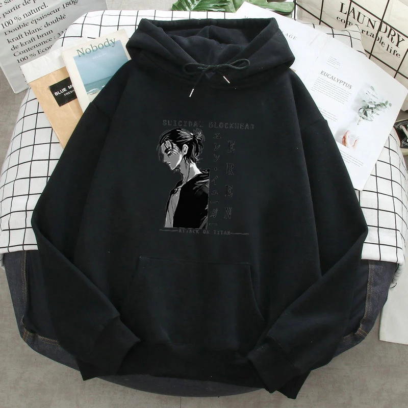 Fashion Hoody Man Attack on Titan Harajuku Pocket Loose Long Sleeve Hooded Sweatshirts Man Autumn Spring Black Pullover COTTON
Fashion Hoody Man Attack on Titan Harajuku Pocket Loose Long Sleeve Hooded Sweatshirts Man Autumn Spring Black Pullover COTTON