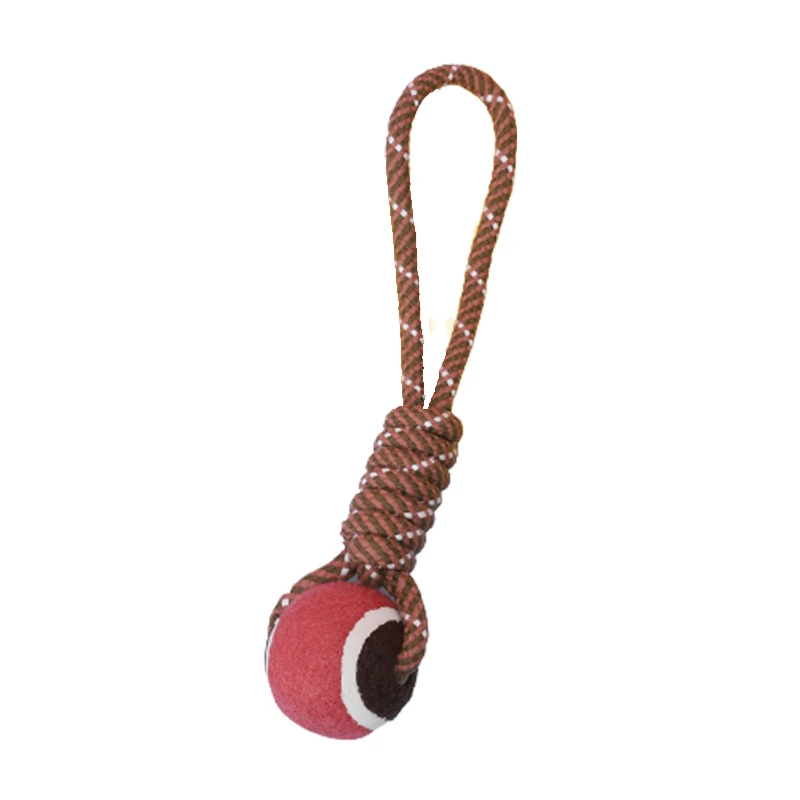 Dog rope knot toy molar interaction bite resistant cotton rope double ball rope Christmas present for pets Strong and durable
Dog rope knot toy molar interaction bite resistant cotton rope double ball rope Christmas present for pets Strong and durable