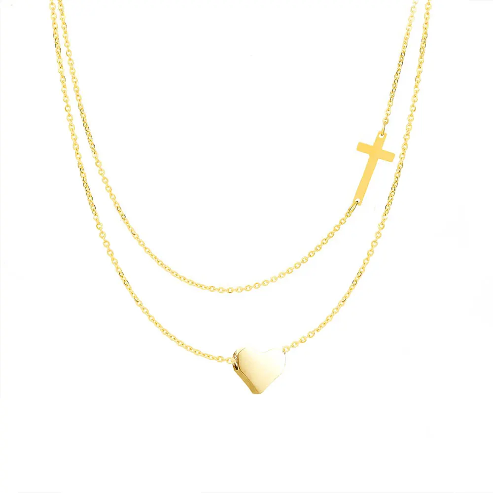 Fashion Cross Charms Pendant Necklace Women Thin Chain Necklace Holiday Beach Statement Jewelry Wholesale Short Chain For Women
Fashion Cross Charms Pendant Necklace Women Thin Chain Necklace Holiday Beach Statement Jewelry Wholesale Short Chain For Women